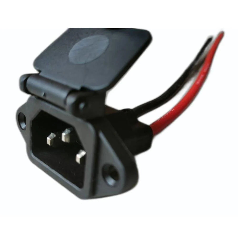 Electric Cycle Bike Charging Socket 3Pin Connector