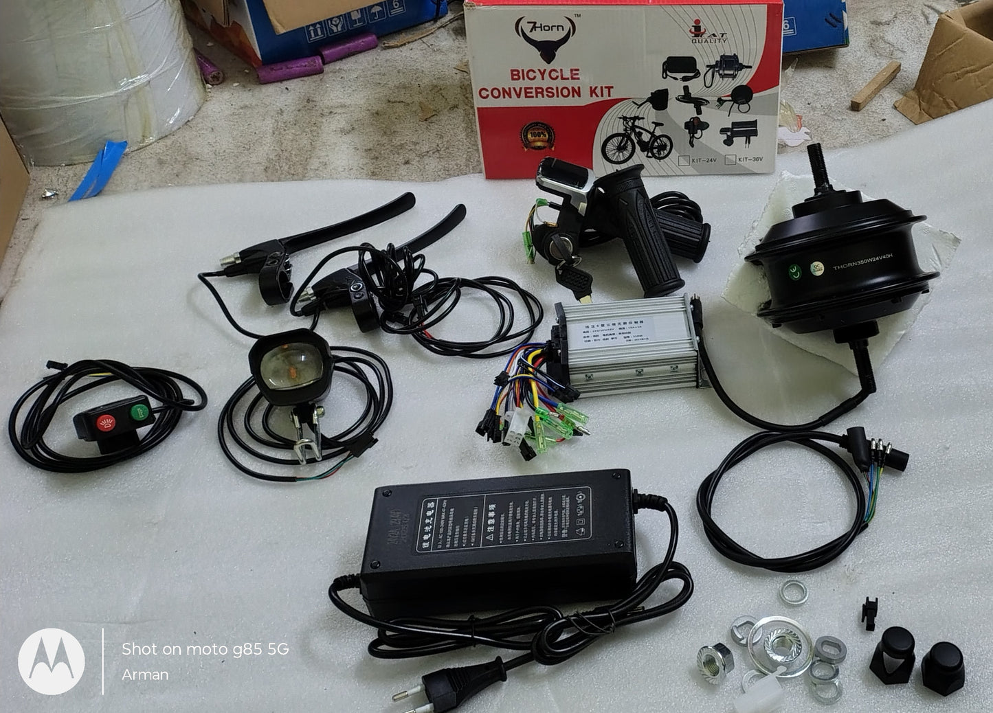 24v250W watts HUB Motor Electric Cycle Motor Electric Conversion Kit With Lithium Charger