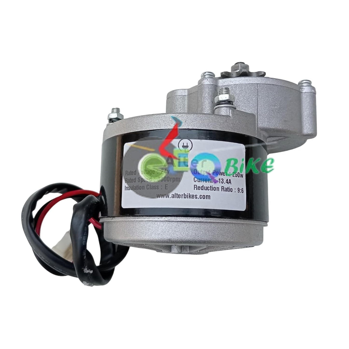24v 250watts Electric Cycle 40Km Range Gear Motor Conversion Full Kit With Lithium Battery
