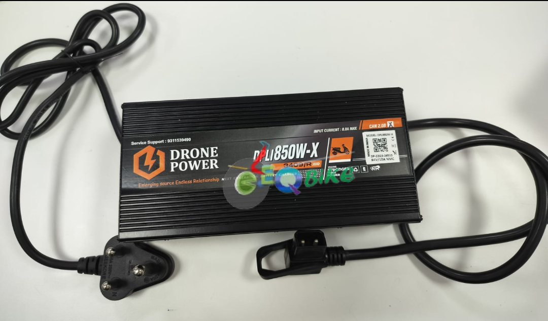 Drone Power ebike Lithium Charger 48v 6amp Battery Charger (Output Voltage 54.6V 6 Amp) for (22Ah /24Ah/26Ah/28Ah/30Ah)Suitable for Electric Scooters