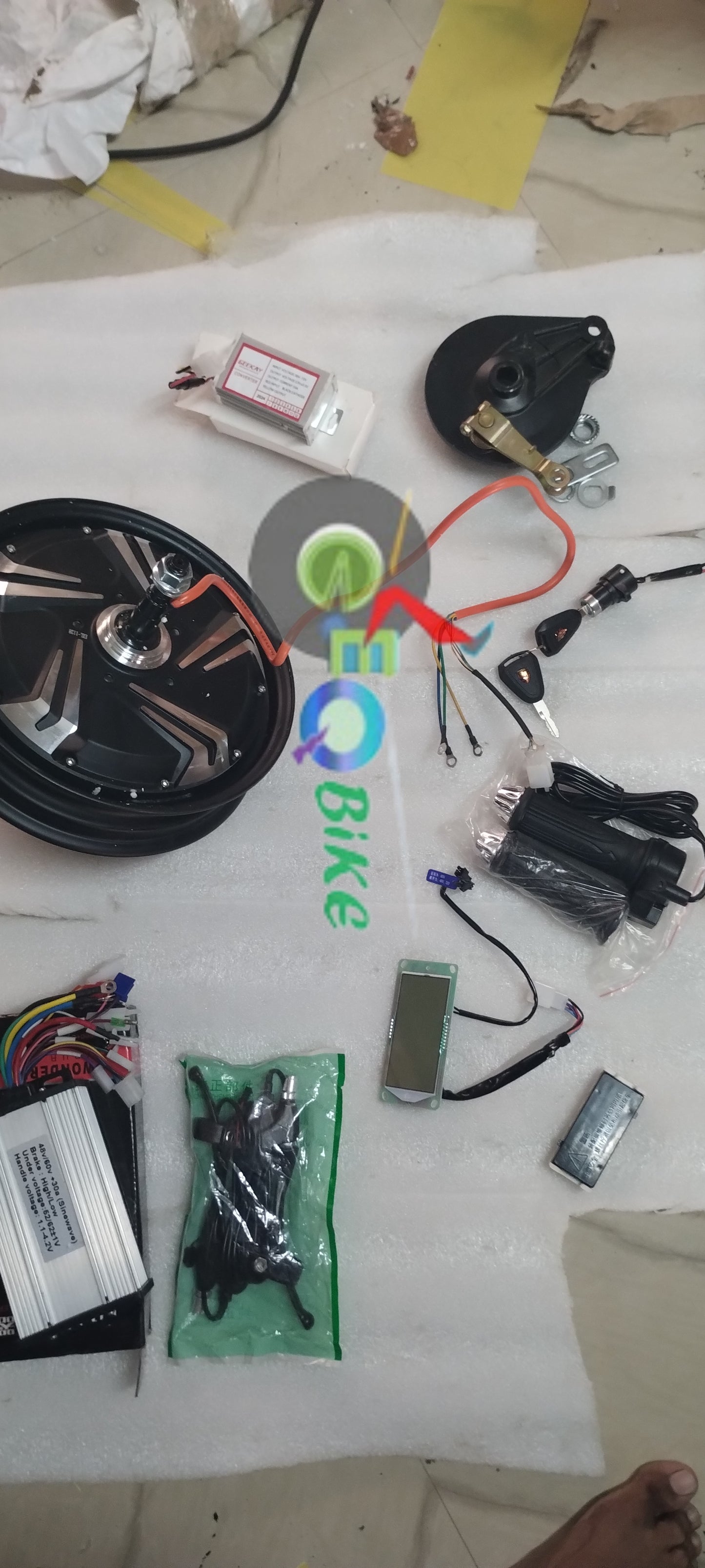 Electric Scooter KIT 10 Inch Hub Motor, 1000W, 48-72V, 40 NM, Gearless