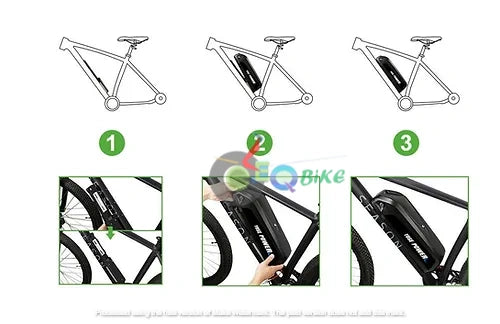 24volt Hailong Case Lithium Ion Electric Cycle Battery Pack