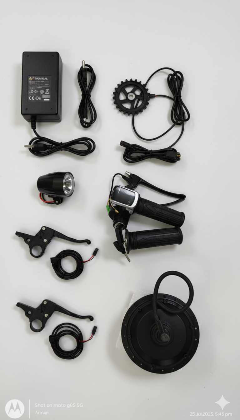 24v 250watts Electric Cycle 40Km Range HUB Motor Conversion Full Kit With Lithium Battery