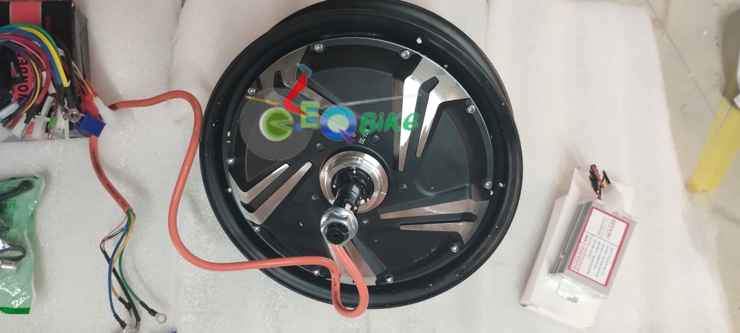 Electric Scooter 10 Inch Hub Motor, 1000W, 48-72V, 40 NM, Gearless