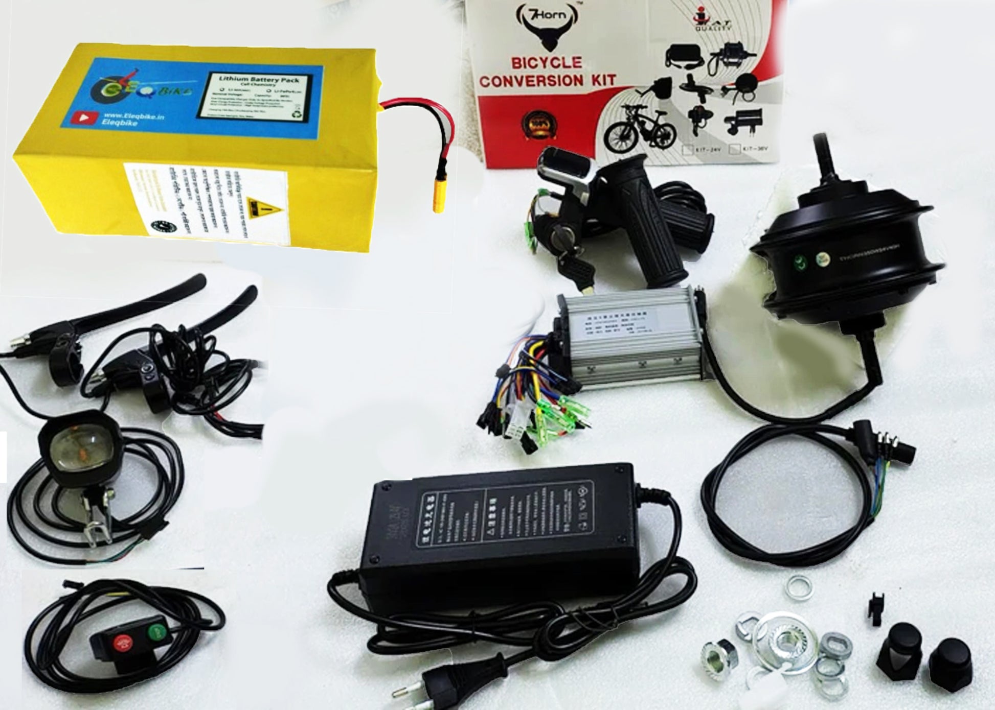 36v 350watts Electric Cycle 40Km Range HUB Motor Conversion Full Kit With Lithium Battery