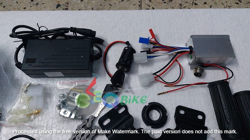 24v 250watts Electric Cycle Gear Motor Conversion Full Kit,With Lithium Charger